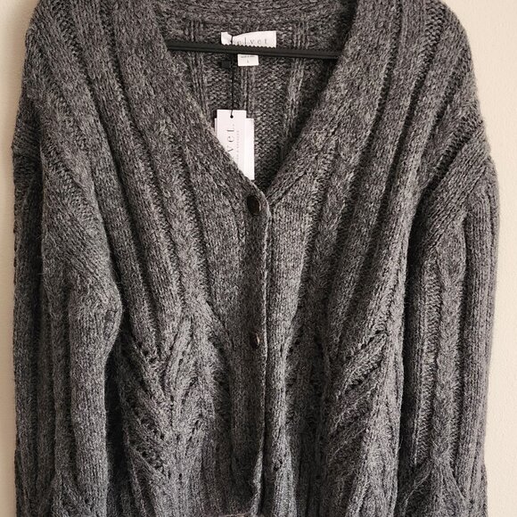 VELVET BY GRAHAM AND SPENCER HAZEL CARDIGAN NWT SZ L - Picture 2 of 5